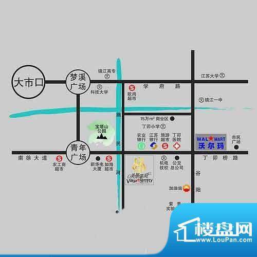 美景豪庭交通图