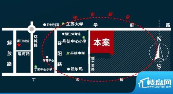 名仕佳园交通图